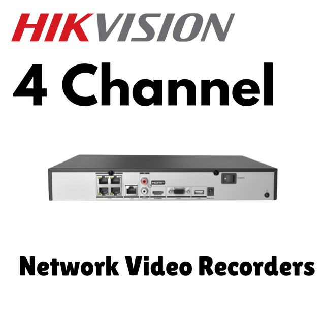 Hikvision 4 Channel NVR's