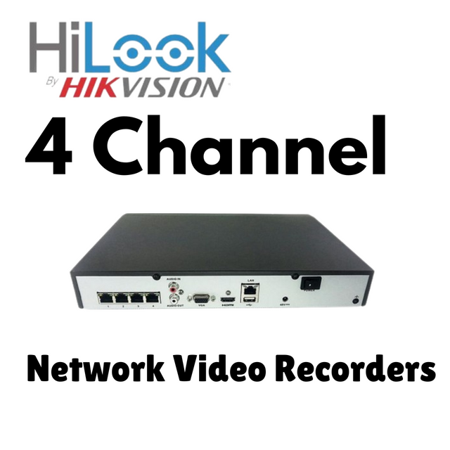 HiLook 4 Channel NVR's