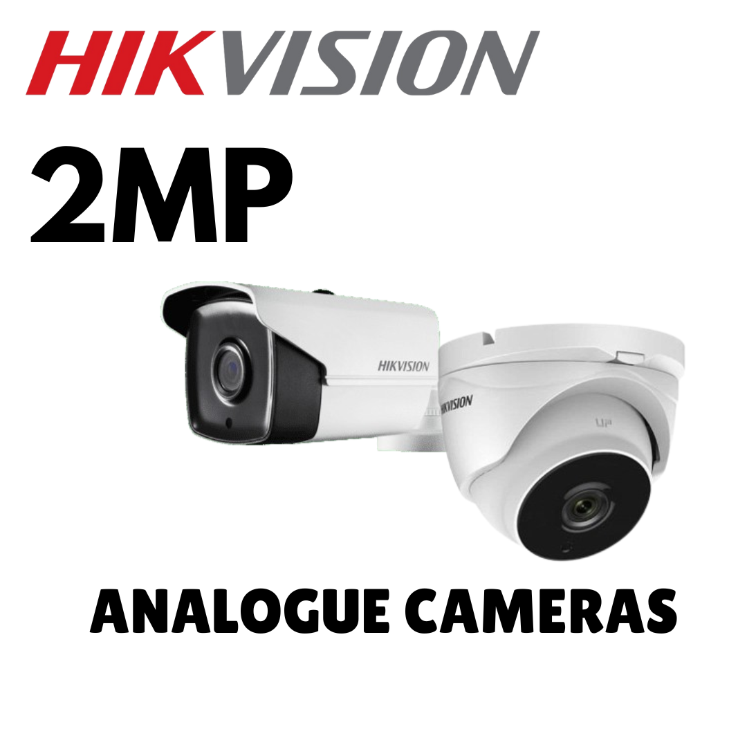 2MP Analogue Hikvision Cameras