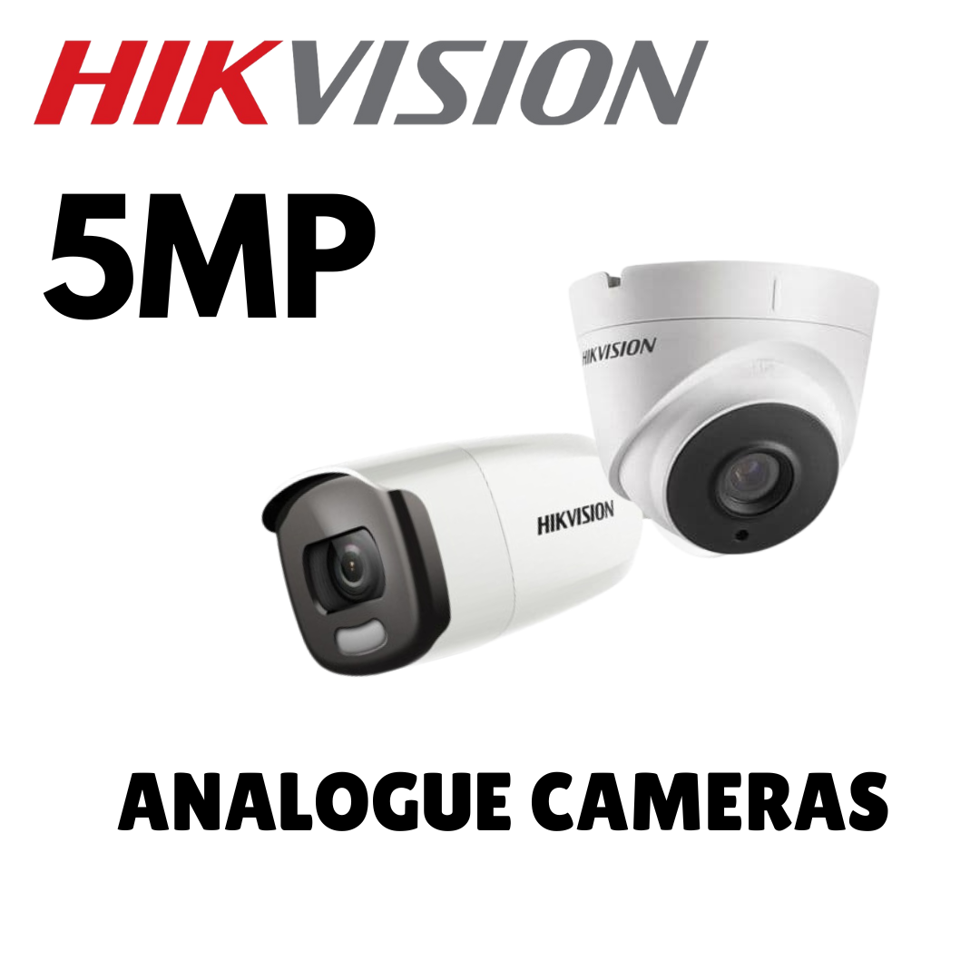 5MP Analogue Hikvision Cameras