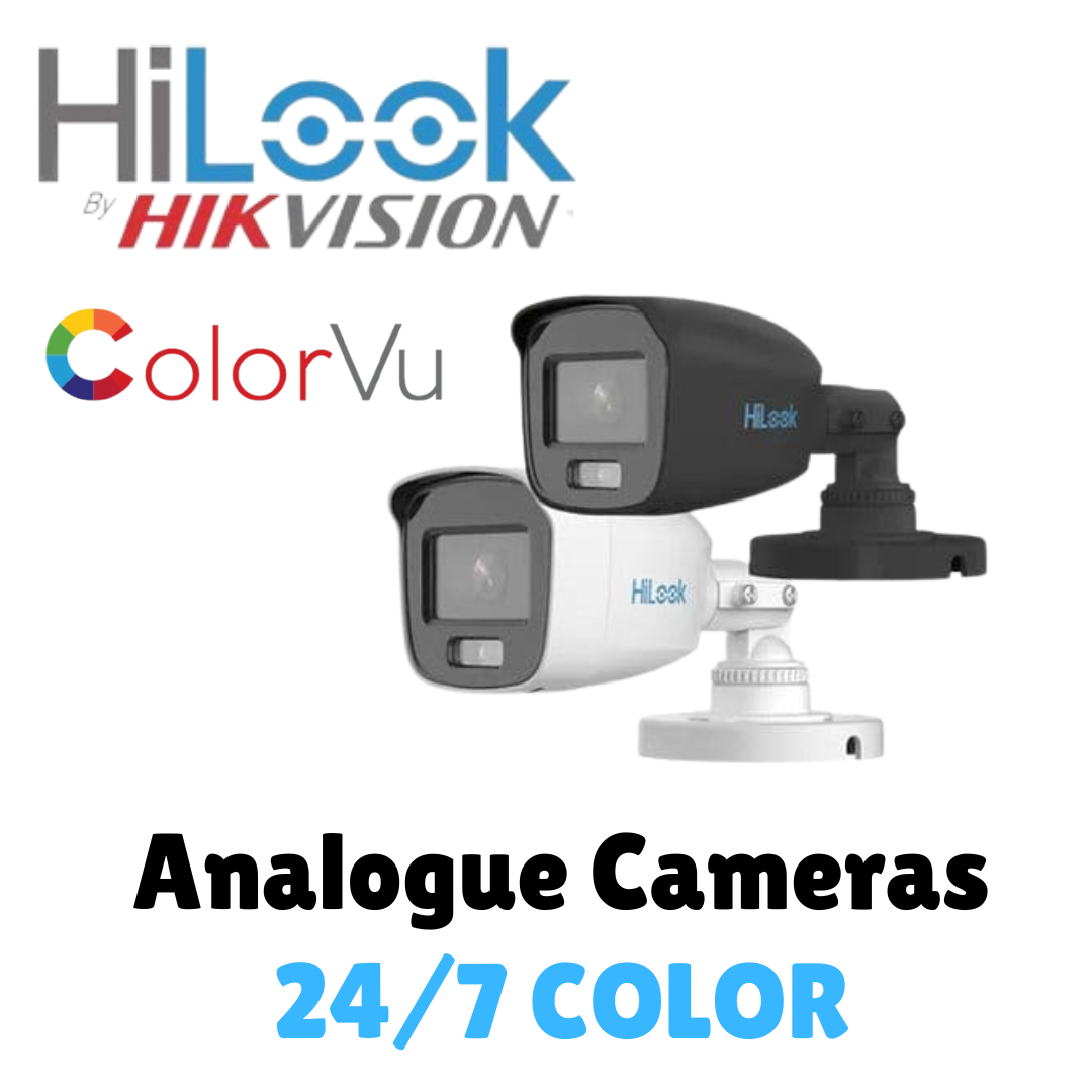 24/7 Color Analogue HiLook Cameras