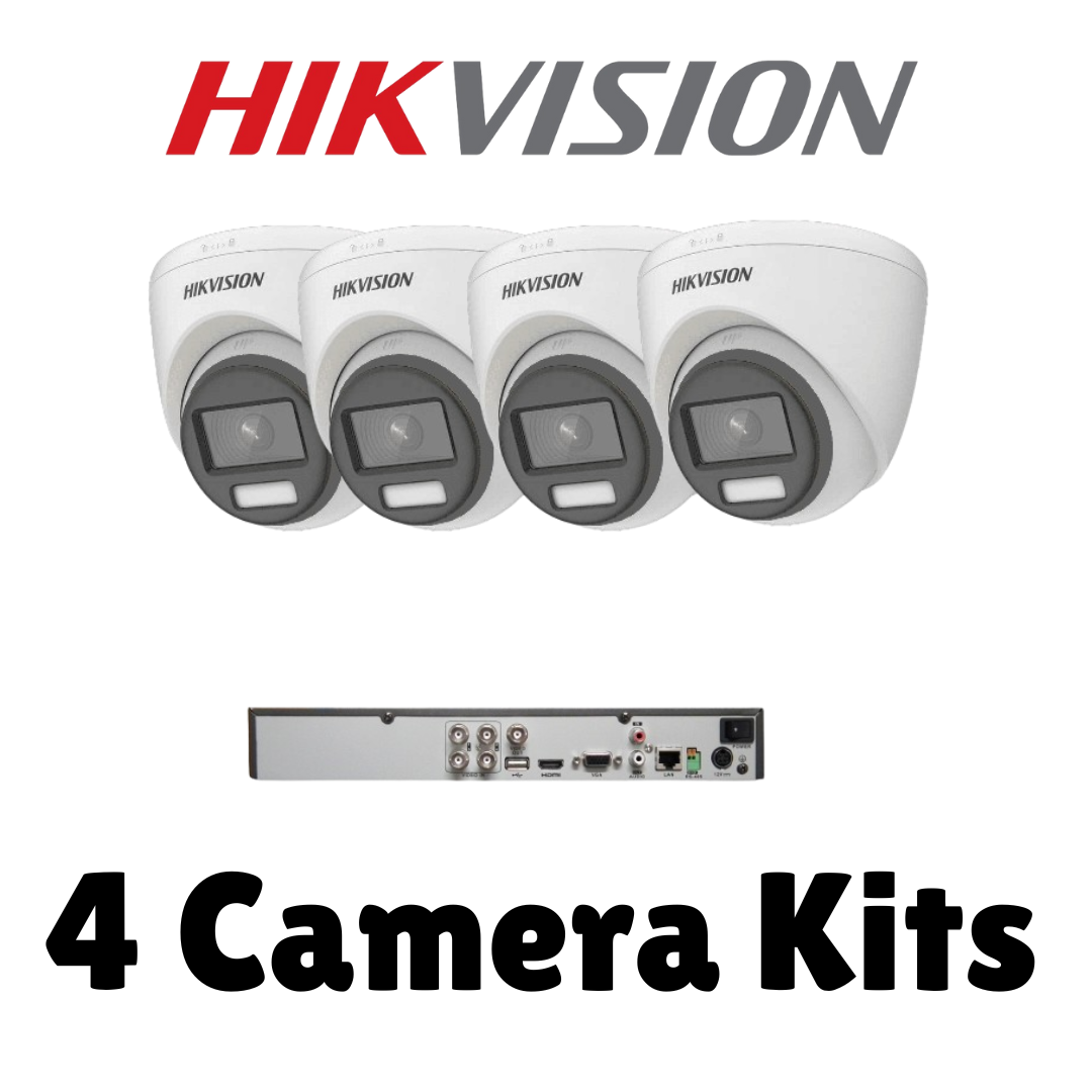 Hikvision Analogue 4 Camera Kit