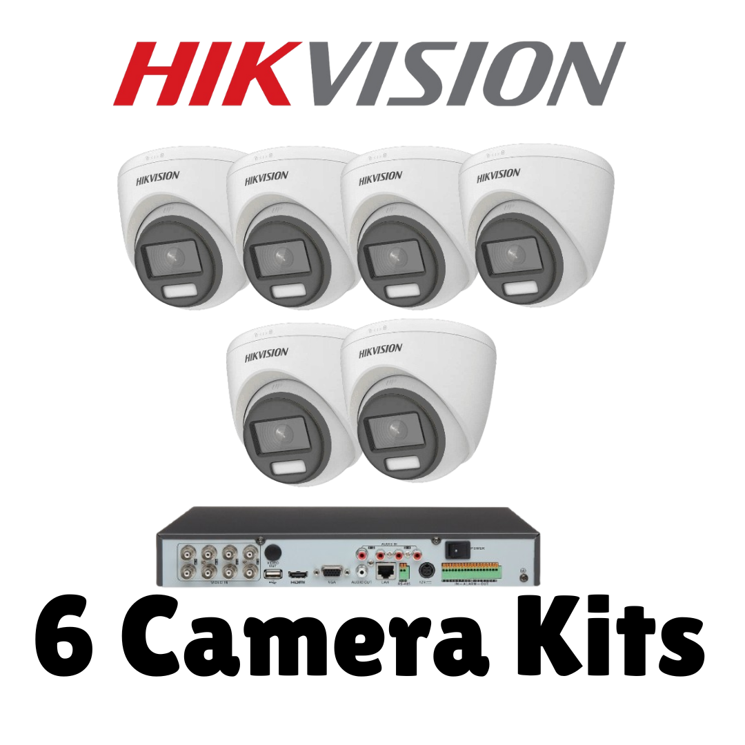 Hikvision Analogue 6 Camera Kit