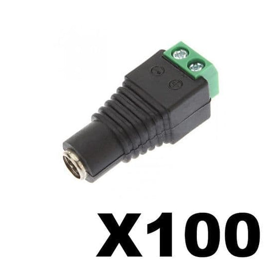 FEMALE DC PLUG WITH TERMINAL BLOCK 100x