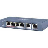 4-port Hikvision 100Mbps unmanaged PoE switch DS-3E0106HP-E 2x Uplink