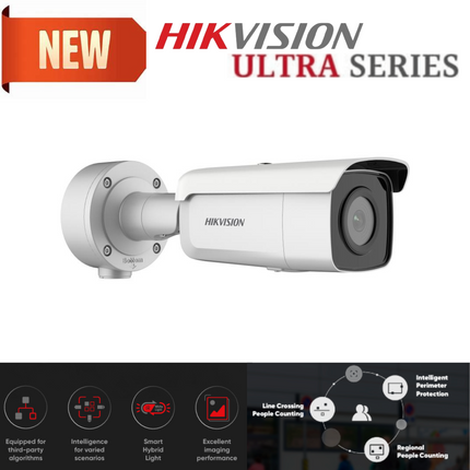 8 MP Hikvision DS-2CD3T86G2-4IS Ultra Series AcuSense Fixed Bullet Network (IP) Camera 4MM