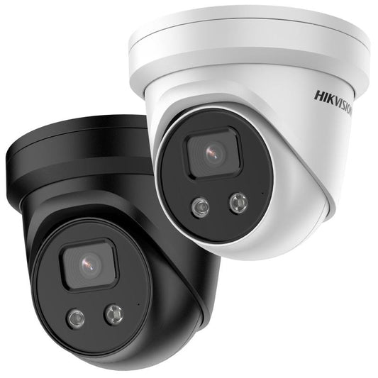 Hikvision DS-2CD2366G2-IU Pro Series AcuSense IP67 6MP IR 30M IP Turret Camera, 2.8mm Fixed Lens