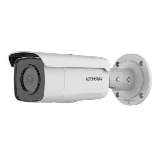 Hikvision DS-2CD2T66G2-2I Pro Series, AcuSense 6MP IP67 IR IP Bullet Camera, 4mm Fixed Lens, White