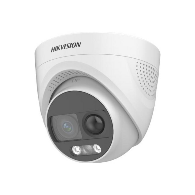 5MP Hikvision DS-2CE72KF3T-PIRXO 3K ColorVu PIR Siren Fixed Turret Camera
