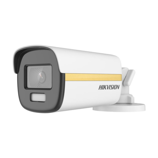 8MP 4K DS-2CE12UF3T-E ColorVu POC Fixed Bullet Camera 40M White Light - TVI - 2.8mm+3.6mm