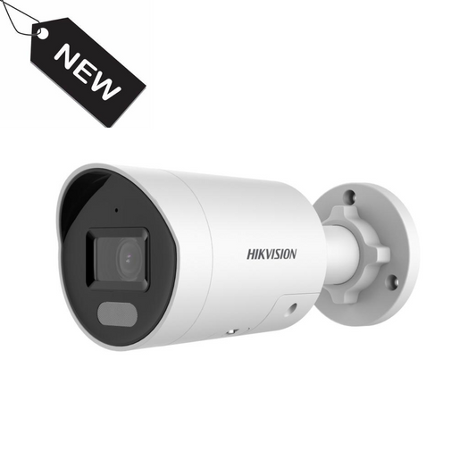 4 MP DS-2CD2047G2-LU/SL ColorVu Strobe Light and Audible Warning Fixed Mini Bullet Network Camera