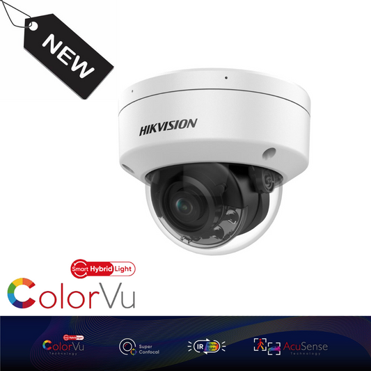 Hikvision DS-2CD2187G2H-LISU 8 MP Smart Hybrid Light with ColorVu Fixed Mini Dome Network Camera