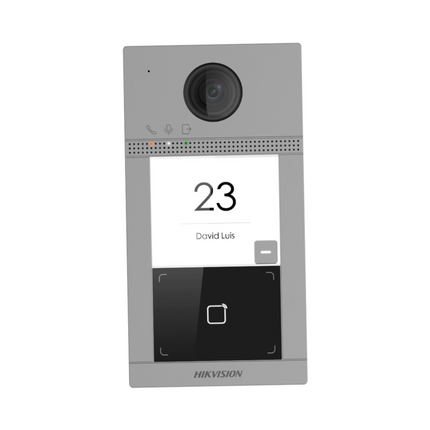 2MP DS-KV8113-WME1/SURFACE Hikvision Video Intercom w/ Mifare - 1 Button