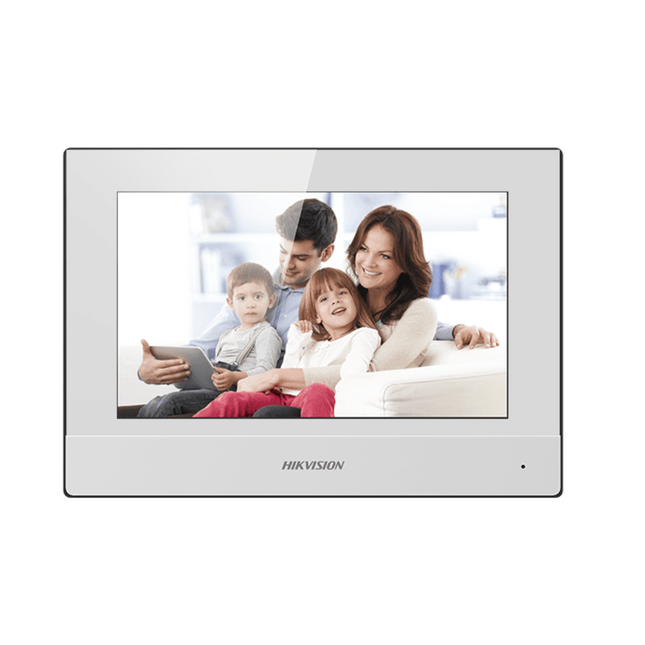 DS-KH6320-WTE2-W WHITE Two-Wire Indoor Station with Touch screen