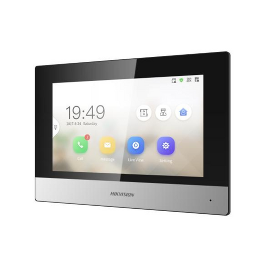 Hikvision DS-KH6320Y-WTE2 Pro Series, 2-Wire Video Intercom Door Station with 7" Touch Screen