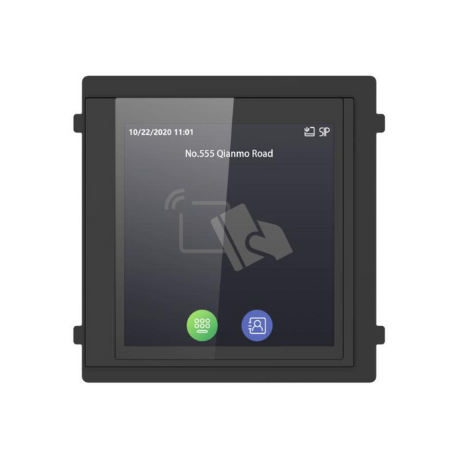 Hikvision - DS-KD-TDM - Touch Display Module with M1 Card Reader