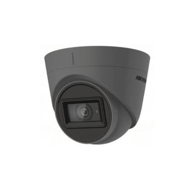 5MP DS-2CE78H0T-IT3FS Hikvision HD-TVI 2.8mm Lens Turret Camera, 40m Smart IR, Built-In Mic GREY