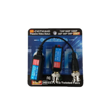8MP High Defintion Passive Video Balun (1080p 3MP 4MP 5MP 8MP)