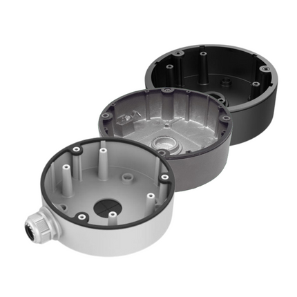 Hikvision DS-1280ZJ-DM21 Junction Box, Aluminum Alloy, White+Grey+Black