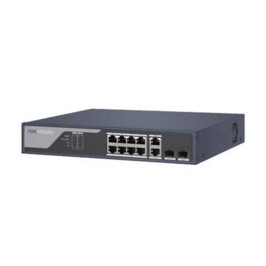 8 Port - Hikvision DS-3E1310P-SI Fast Ethernet Smart POE Switch