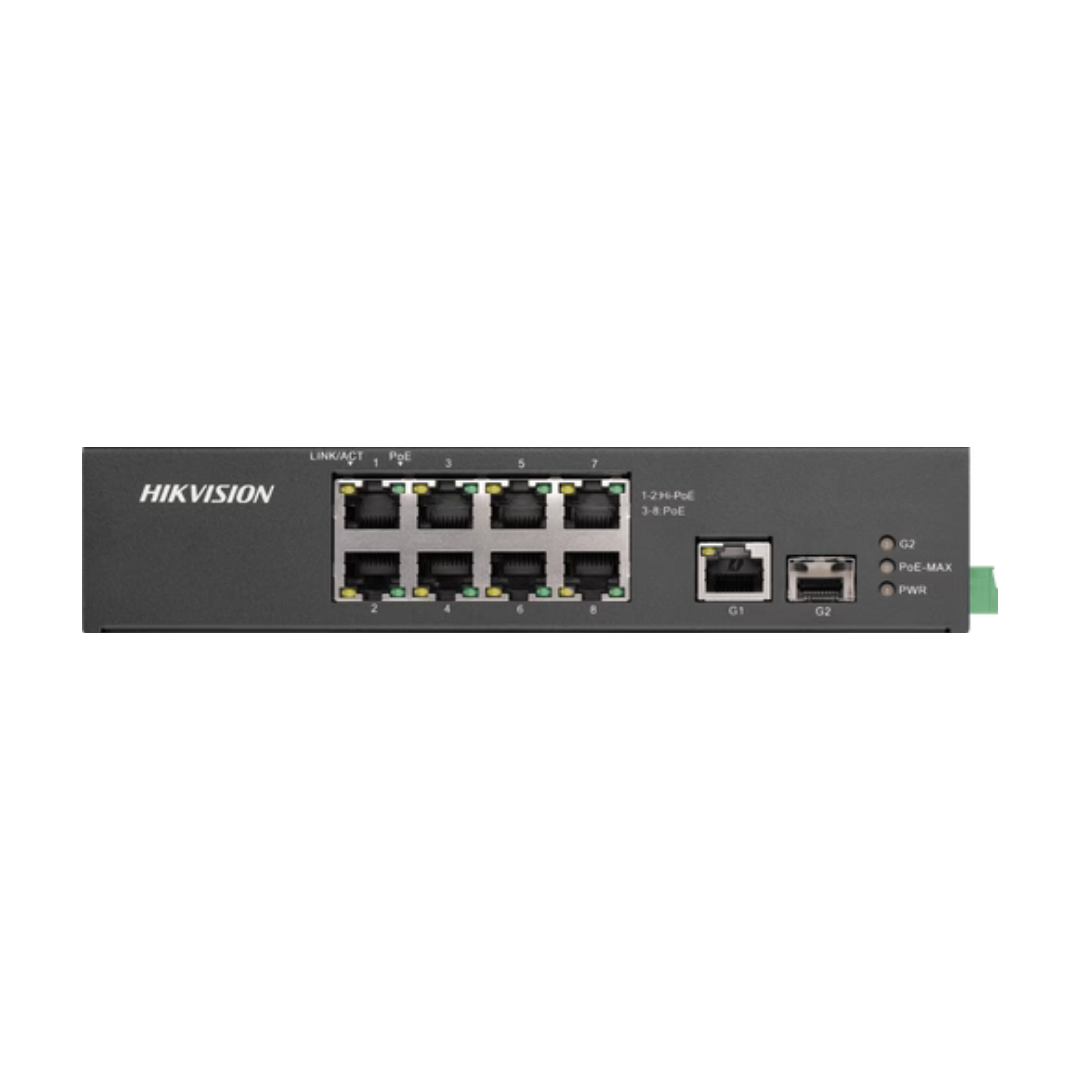 8-Port DS-3T0310HP-E/HS 100M Unmanaged Hi-PoE Switch