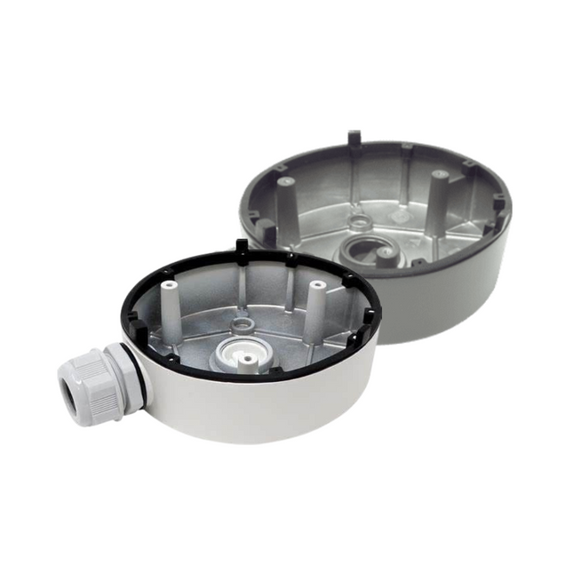 DS-1280ZJ-TR12 Hikvision Deep Flush Base - White+Grey