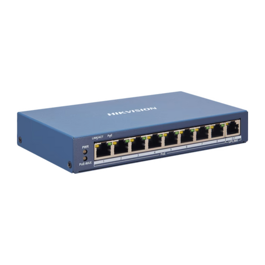 8-port DS-3E1309P-EI Hikvision 100Mbps smart managed PoE switch