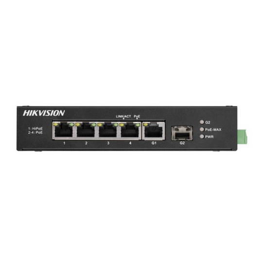 4-Port Hikvision DS-3T0306HP-E/HS 100M Unmanaged Hi-PoE Switch (Offer)