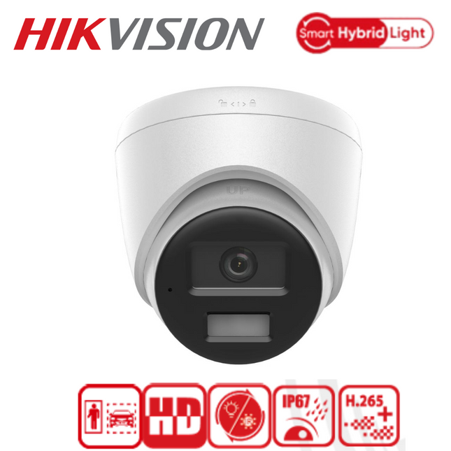 DS-2CD1383G2-LIUF/SL - 8 MP Smart Hybrid Light Fixed Turret Network Camera