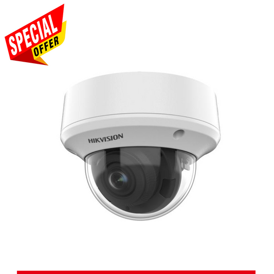 5 MP Hikvision DS-2CE5AH0T-AVPIT3ZF/2.7-13.5mm Vandal Motorized Varifocal Dome Camera (Offer)