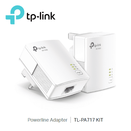 AV1000 Powerline Adapter Gigabit Ethernet Starter Kit (TL-PA717 KIT)
