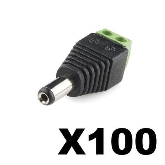 Male DC Power Connector Plug 100x