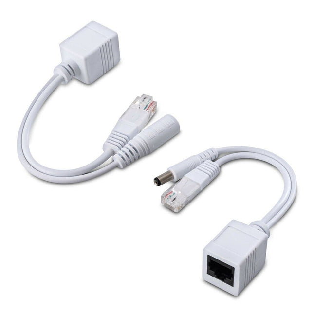 Passive Power Over Ethernet Adapter Injector Extractor Kit CAT5 injector and extractor poe adapter
