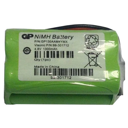 Visonic 4.8V 1300mAh Battery for Powermax Express and PowerMaster 10